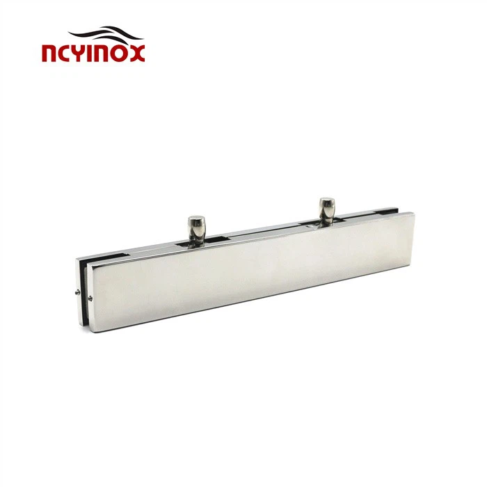 Double Over Panel Patch Stainless Steel Glass Door Fitting For Glass Foors