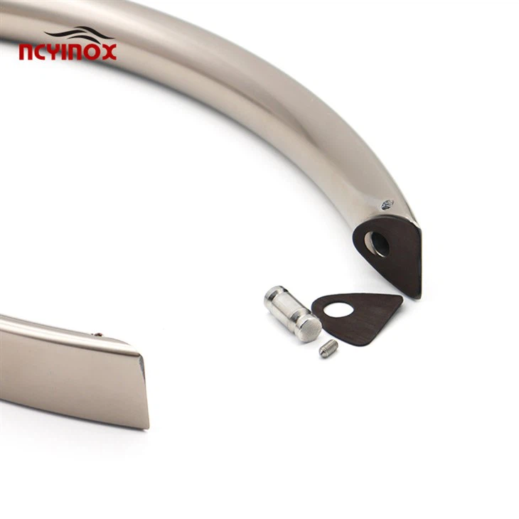 Stainless Steel Back To Back Glass Door Pull Door Handles For Door